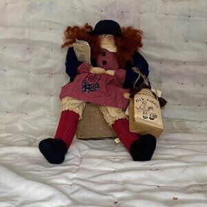 Attic Babies Dollie Boots Rag Doll, Rare Find made by Marty Maschino in Ok